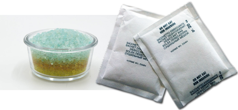 Sachets déshydratants au sel cristal de gel de silice