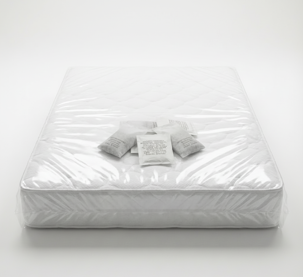 How many desiccant bags to use for protecting mattresses during shipping or storage